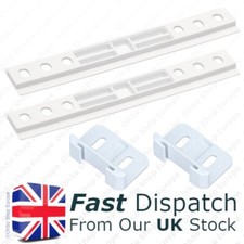 2x BEKO Integrated Fridge Freezer Decor Door Sliding Guide Rail Kit