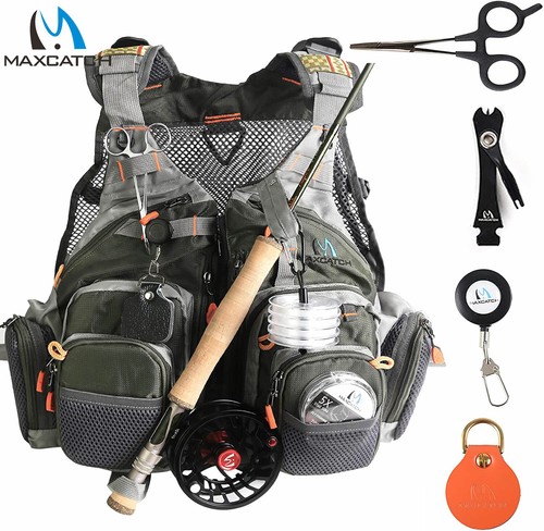 Maxcatch Fly Fishing Mesh Vest (Vest 