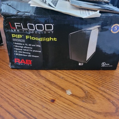 RAB lighting PIP Floodlight bronze
