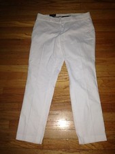 TOMMY HILFIGER LADIES WHITE PANTS CAPRIS SIZE 6 NEW.