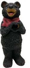 Design House 395814 Heart Sign Bear Figurine Statue for Garden Patio Home ...