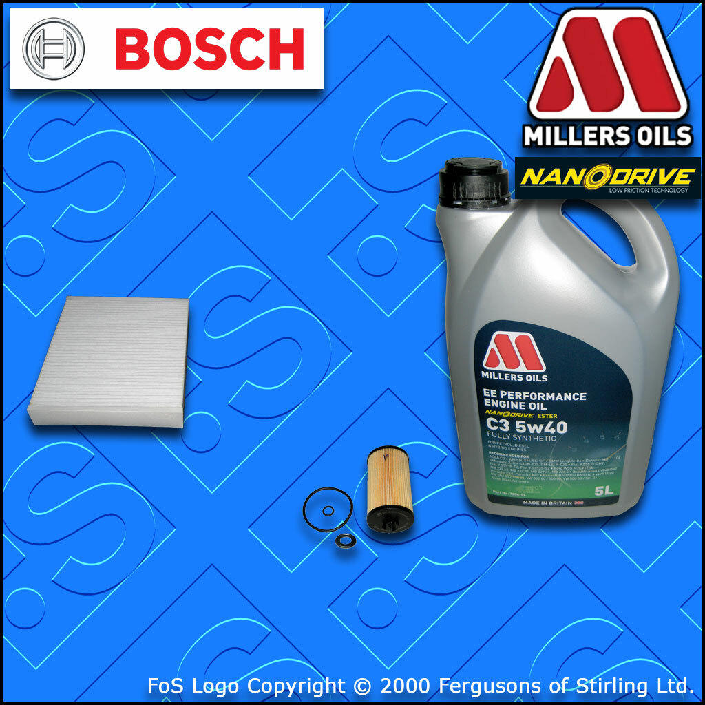 SERVICE KIT for VAUXHALL ZAFIRA C MK3 1.6 CDTI B16DTH OIL CABIN FILTER +OIL