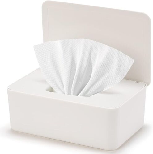Baby Wipes Dispenser, Wipe Holder for Baby & Adult, Keeps Wet Tissue Fresh