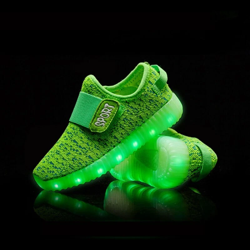 Tenis de Luces para Niños y Niñas, Zapatillas Jovenes, Zapatos Luz LED | eBay