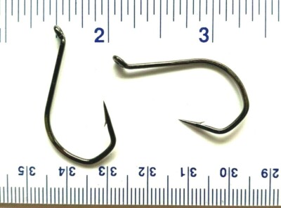 500 VMC 7115BN Black Nickel Tech Set Barbarian Live Bait Octopus Hooks  size 2/0