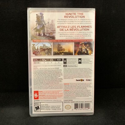 Assassin's Creed III (3) Remastered (Nintendo Switch) BRAND NEW