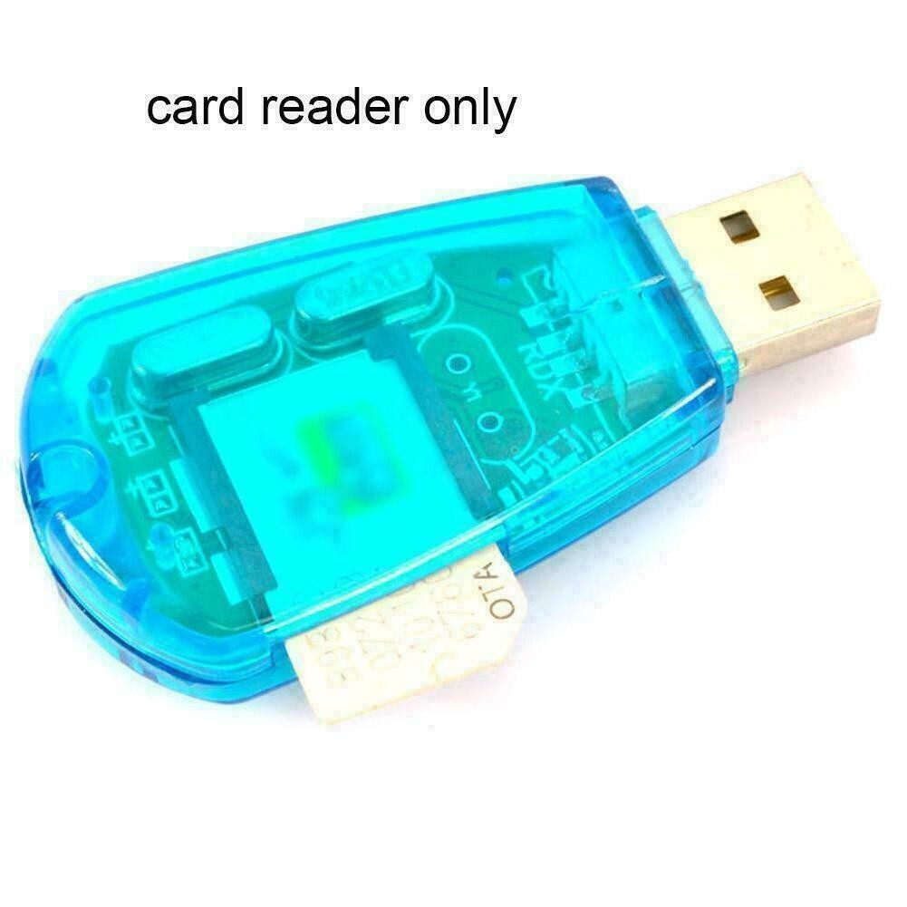 Standard SIM SIM Card Card Adapters USB SIM Card Reader Copy/Cloner Kit ...