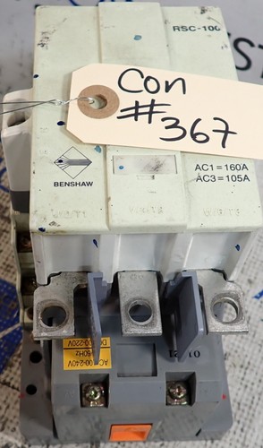 Contactor Rsc 100 Benshaw Magnetic Contactor RSC-100 100-240 volt Coil 3 Phase 160 amp | eBay