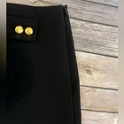 Zara Black Mini Skirt with Gold Button Detail NWT XXL — photo 4