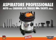 Aspiratore per Auto Professionale Polvere Liquidi 2Click Car Cod. CK8560 1400 W