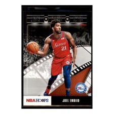 2019 Hoops Lights Camera Action #27 Joel Embiid 76ers Basketball Card