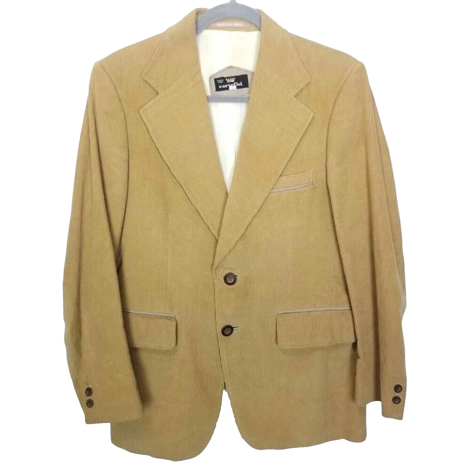 Chaquetas de Traje VINTAGE marrón y Blazers para hombres