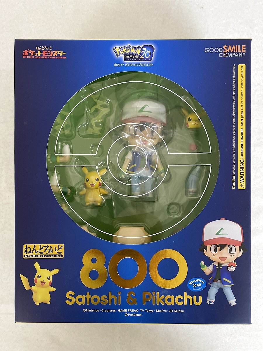 Nendoroid Pokemon Satoshi & Pikachu Figure #800 Good Smile