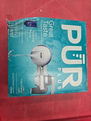 PUR PLUS Faucet Filtration System ~ Chrome ~ Model #PFM400H ~ Includes ...