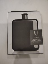 6.OZ VISKI Gunmetal Black Flask