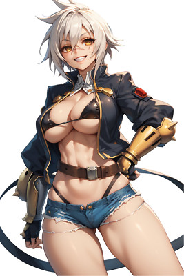 Bullet BlazBlue Waifu Weatherproof Anime Sticker 6'' Car Decal