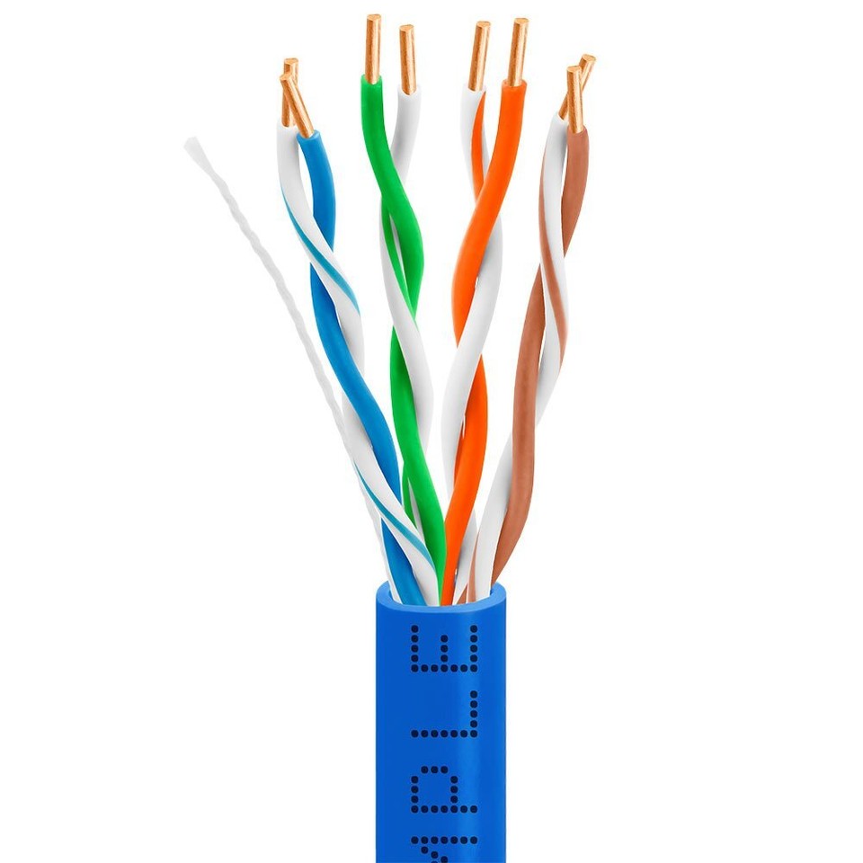 Cmple Cat5e Cable 1000ft Gigabit Network Cat 5e Bulk