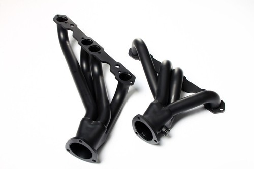 Shorty Exhaust Headers For 82-92 Camaro (SBC 305/350 V8) - 5.0L / 5.7L - Black, With Gaskets & Hardware