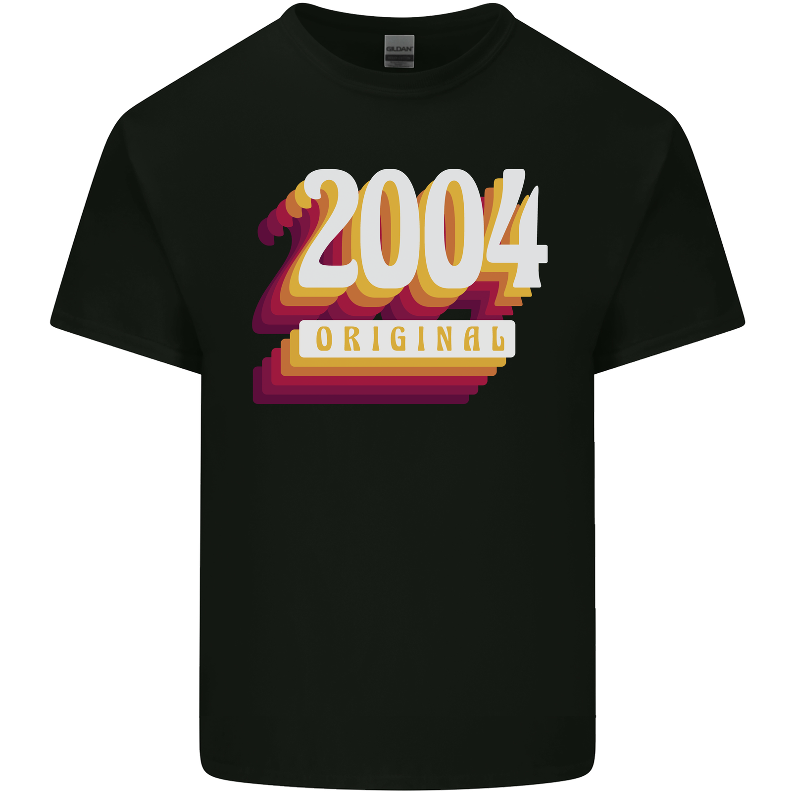 Retro 19th Birthday Original 2004 Mens Cotton T-Shirt Tee Top