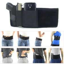 Belly Band Concealed Pistol Gun Carry Waist Holster Under Shirt Coat Hidden Belt