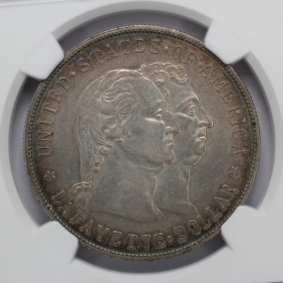 1900 Lafayette Silver Dollar NGC AU Details OBV SCRATCHED - Image 3 of 4