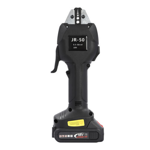 JR-50 Electric Crimping Pliers Terminal Crimping Tool Rechargeable DC 18V/2Ah