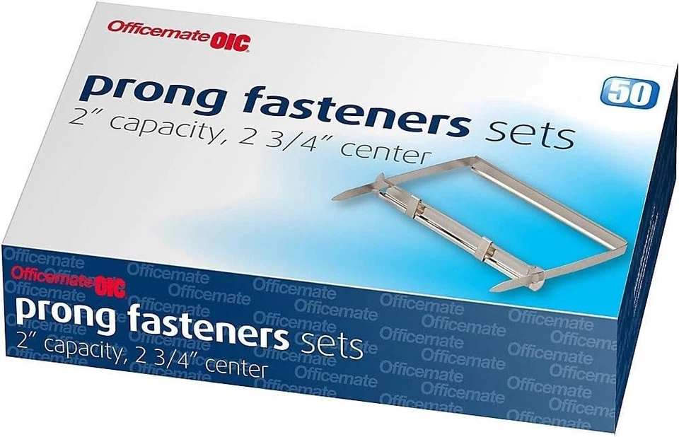 Juego completo de 50 sujetadores de papel plateado, capacidad de 2 pulgadas para un limado eficiente Foto 3 de 4