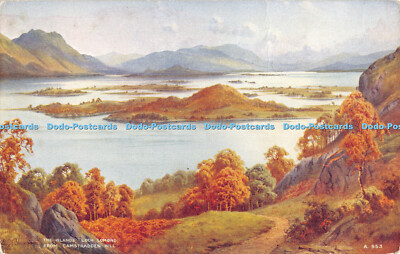 R469839 The Islands Loch Lomond from Camstradden Mill Valentine Bens and Glens S