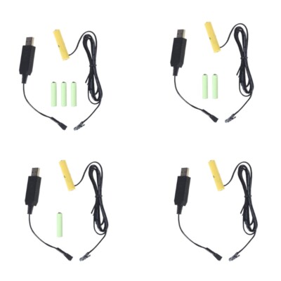 USB to 1.5V 3V 4.5V 6V AAA-4AAA Battery Eliminator Can Replace 1-4AAA Batteries