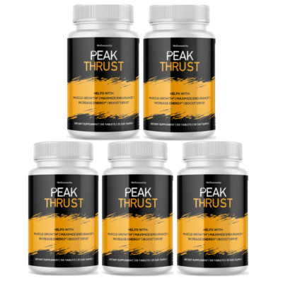 Peak Thrust for Men PeakThrust Enhancement Official - 5 Bottles