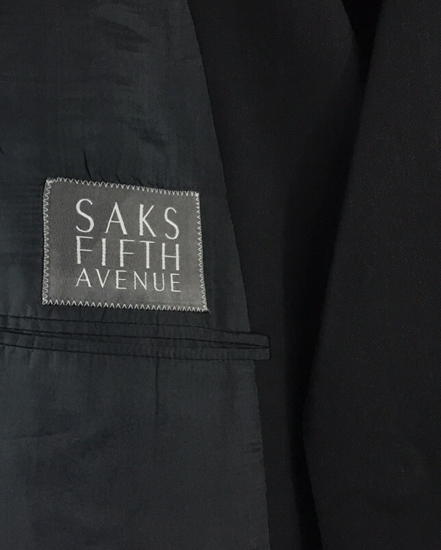 Armani Collezioni Saks Fifth Avenue Mens 42L Wool Sport Coat