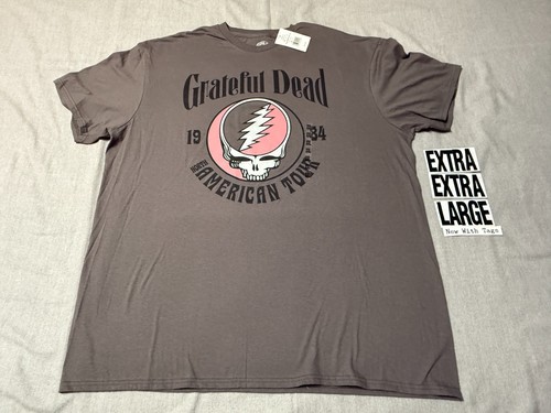 Grateful Dead Official T-Shirt - GRAY - Size: 2XL - EXTRA EXTRA LARGE - NEW - Picture 2 of 19