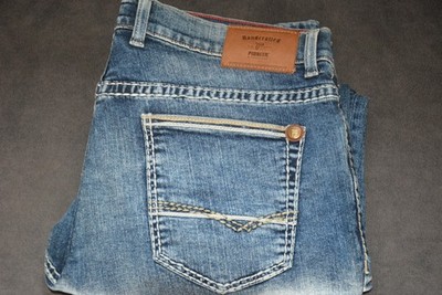 Pioneer Herren Jeans Hose W38 L30 RANDO 1654 saddle stitch Megaflex Dunkelblau .