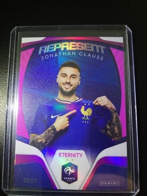 25-26 Panini Eternity Bleus Clauss /25 Magenta Represent EDF France 
