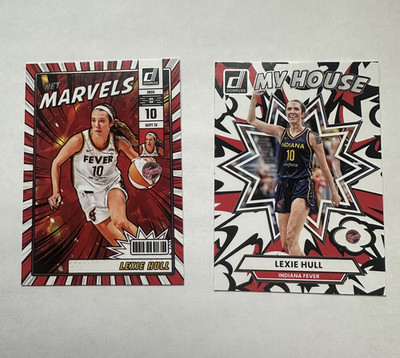 Lexie Hull 2025 Panini Donruss WNBA Net Marvels & My House -Fever!