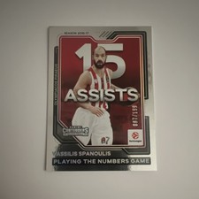 Panini Contenders Vassilis Spanoulis Olympiacos 15 Assists /199 #29 2025-26