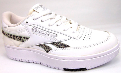 NEW! Reebok Classic Club C Double Platform Casual Sneakers Womens Size 7.0 White