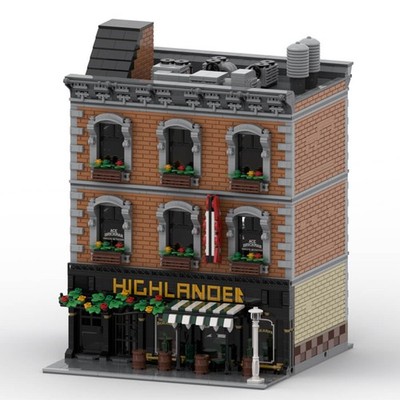 The Highlander Pub Scottish Tavern Modular Building 4737PCS Collection Set