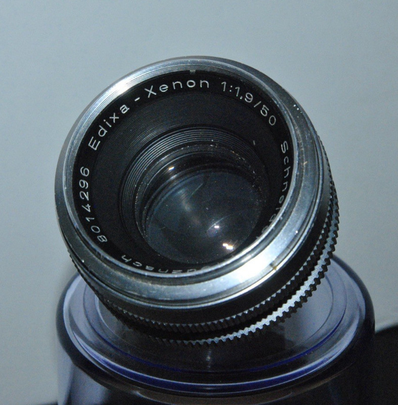 RARE MODEL EDIXA Schneider-Kreuznach Edixa-Xenon 50mm f/1.9 Lens Kodak DKL Mount