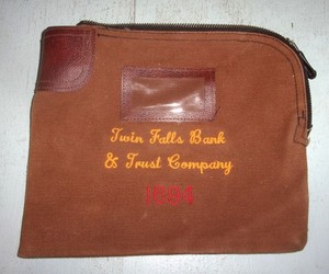 Vintage Bank Bag | eBay