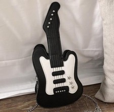 Women Guitar Shape Shoulder Bag Messenger Handbag Crossbody Hobo Satchel Purse