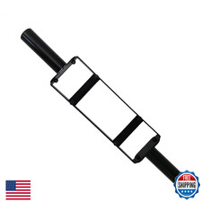 Olympic Tricep Bar Home Gym Weightlifting for Strength Training with Rubber Grip