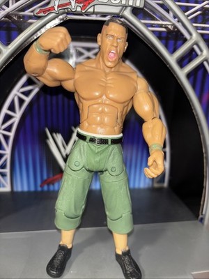 WWE JAKKS Deluxe Aggression John Cena Wrestling Figure WCW WWF Rare Exclusive