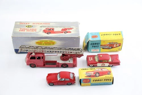 Dinky Toys & Corgi Boxed Vintage Diecast Models Inc Dinky 956 Fire Engine