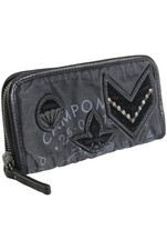 Campomaggi Portemonnaie Damen Geldbörse Geldbeutel Brieftasche Schwarz #sjpv29z