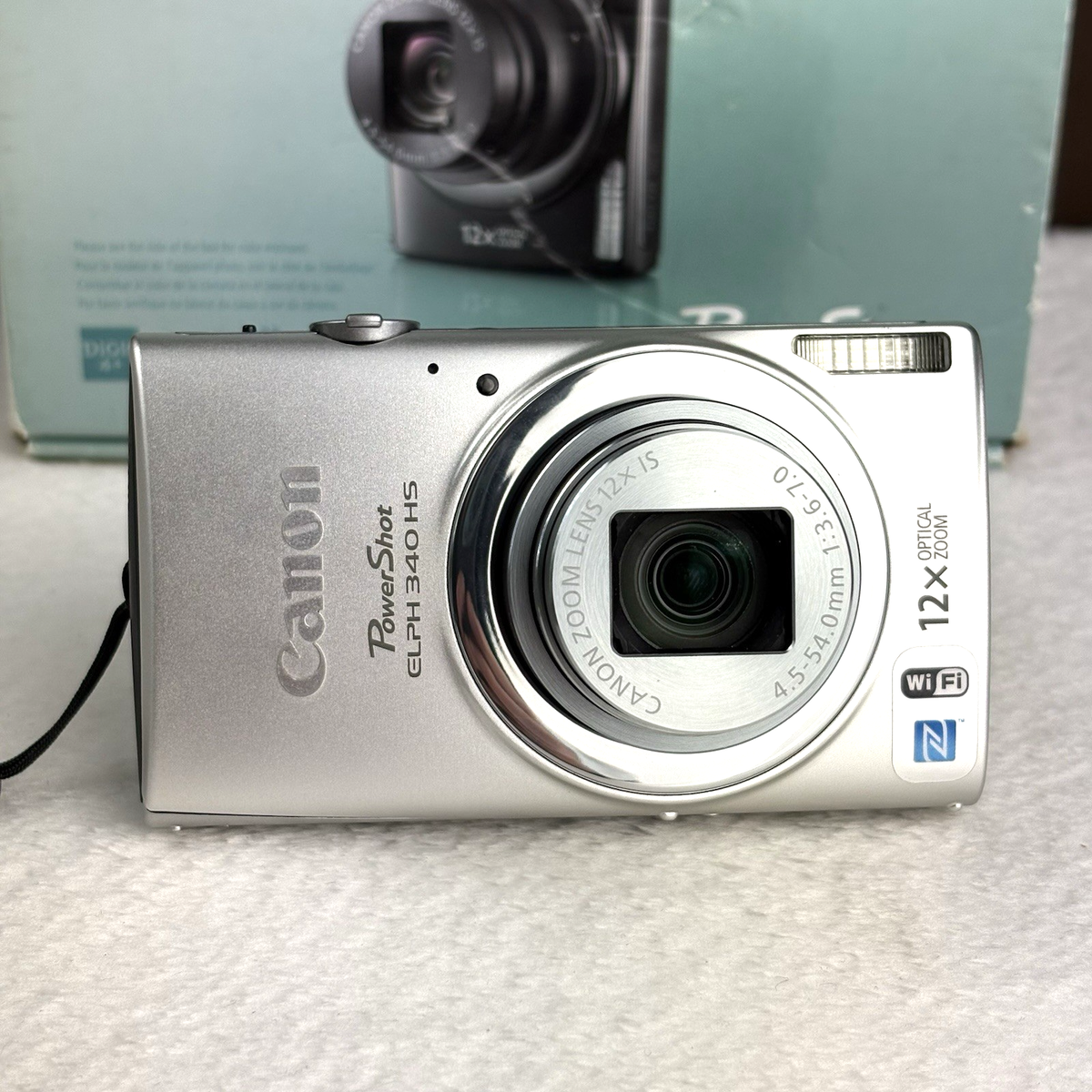 ジャンク品 Canon PowerShot ELPH 340 Canon PowerShot ELPH 340 HS 16.0MP Digital Camera - For