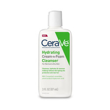 CeraVe Hydrating Cream-to-Foam Face Wash - 3 fl oz: Paraben-Free