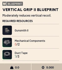 Arc Raiders Vertical Grip 2 blueprint