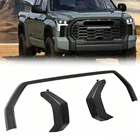 For 2022-2024 Toyota Tundra Front Grille Grill Molding Trim Surround Matte Black