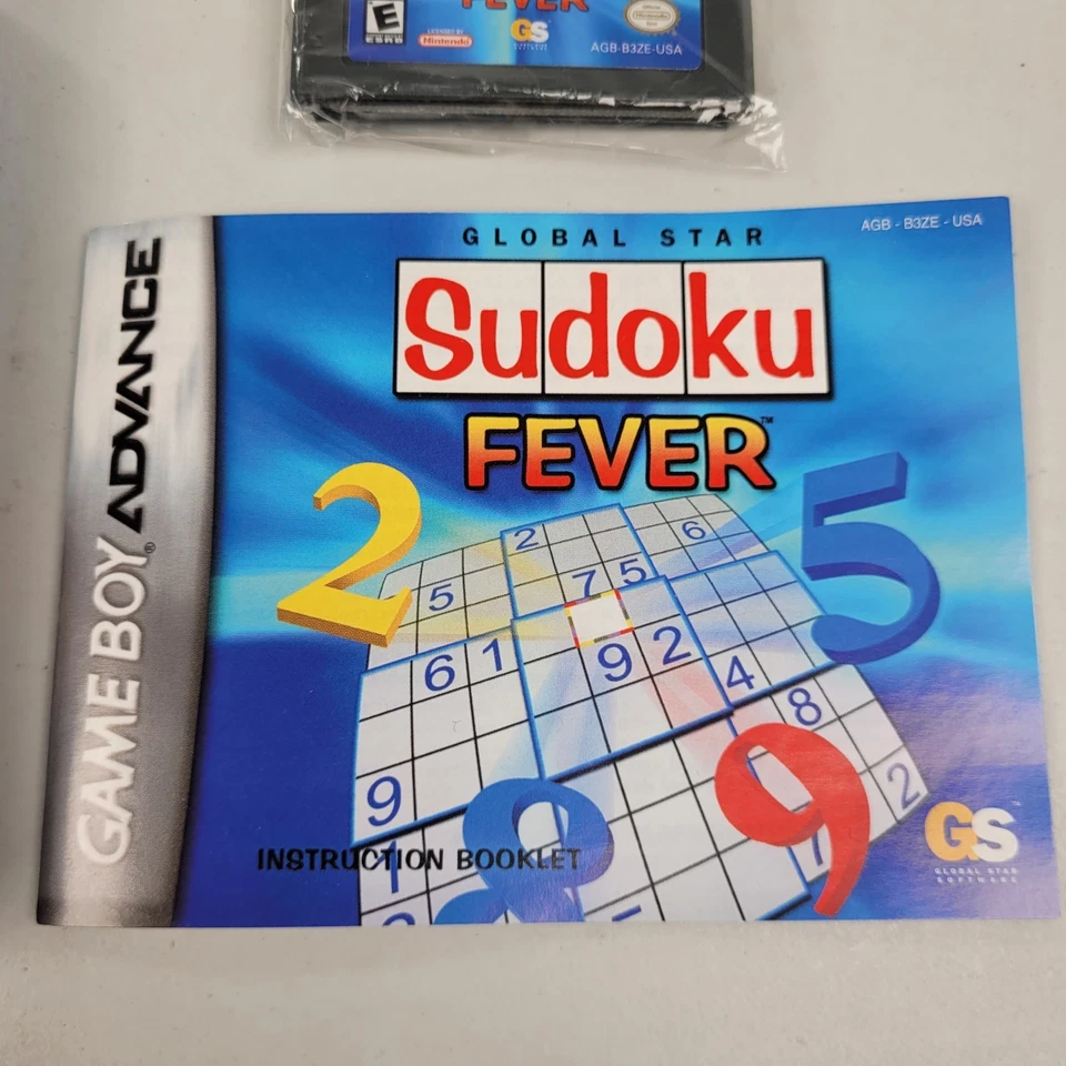 Global Star Sudoku Fever (Nintendo Game Boy Advance, 2006) CIB - Image 2 of 4